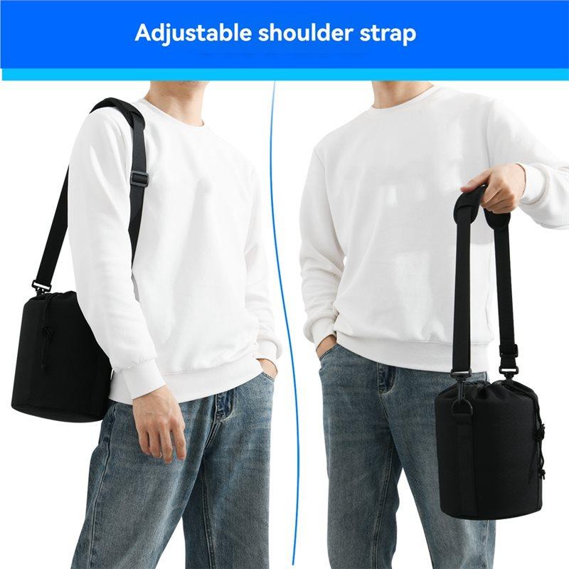 Firepit Storage Bag For 6-1/2 Inch Mini Tabletop Fire Pit Carry Bag Portable Desktop Design Indoor Outdoor Use, Bag Only