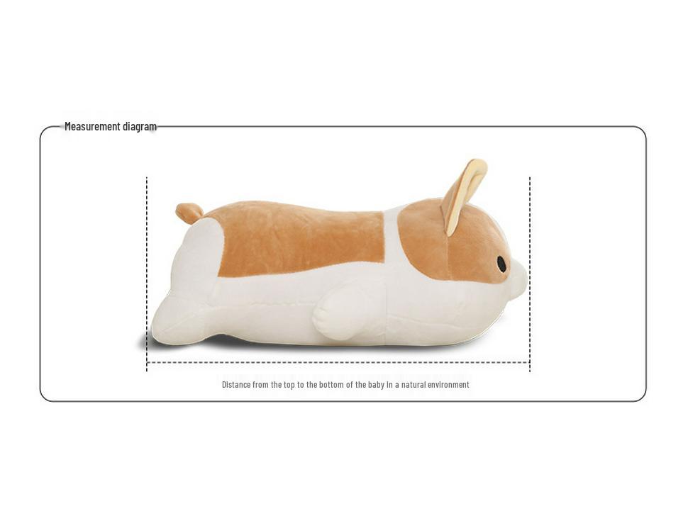 Corgi & Shiba Inu Plush Pillow Toy - Soft Cute Puppy Doll, Perfect Birthday Gift for Kids