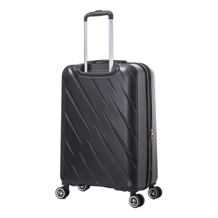 Lot de 3 Valises Extensibles - 100% ABS - LYS Paris 350/3 - Noir