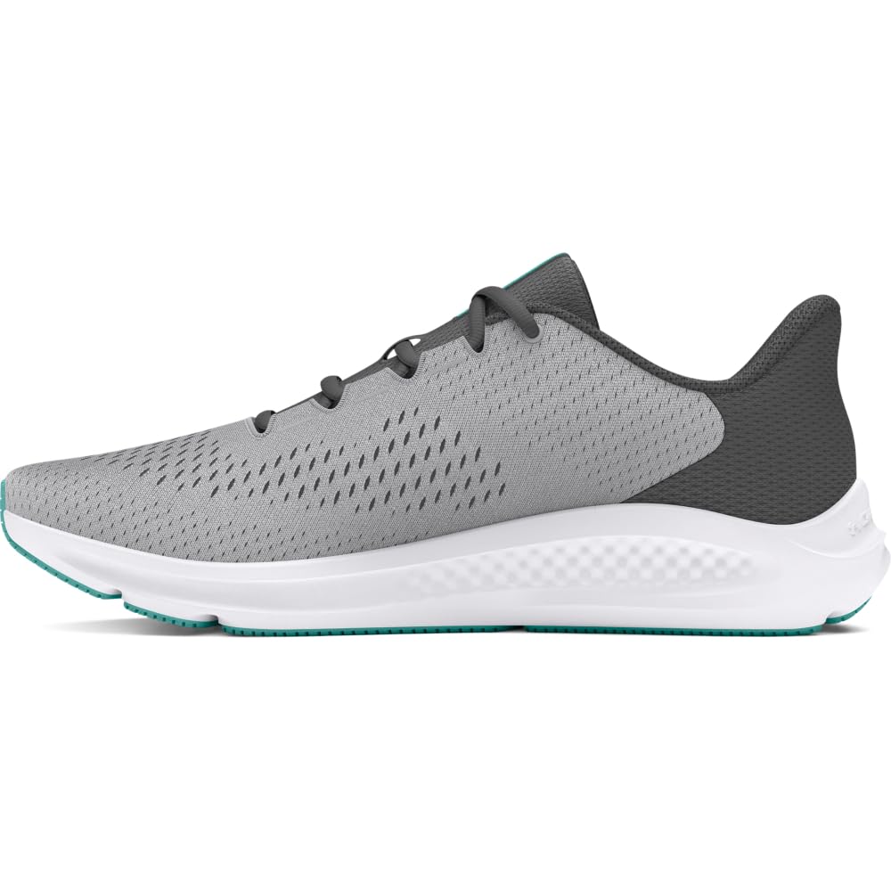UA CHARGED PURSUIT 3 BIG LOGO Mod Turquoise [Under Armor] Gray/Castlerock/Radial 22.5