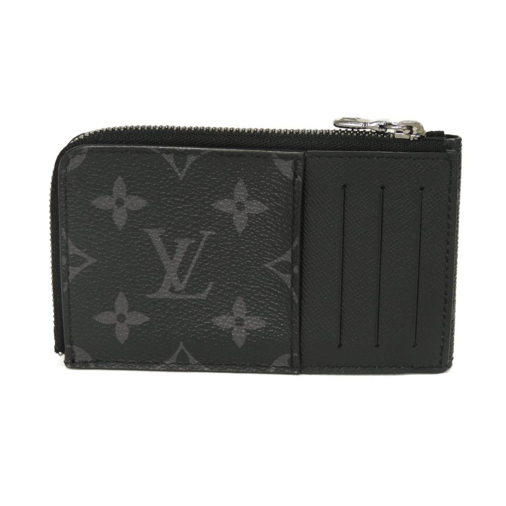 Used 12564 Hybrid Wallet M81568 7941 Black Coin Purse Card Case RFID Monogram Eclipse Noir Men's from Japan AUTHENTIC