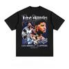 Paul George Clutch Time Legend Graphic Tshirt Oversized Crew Neck Distressed Cotton Basketball Streetwear Y2k Style Tee