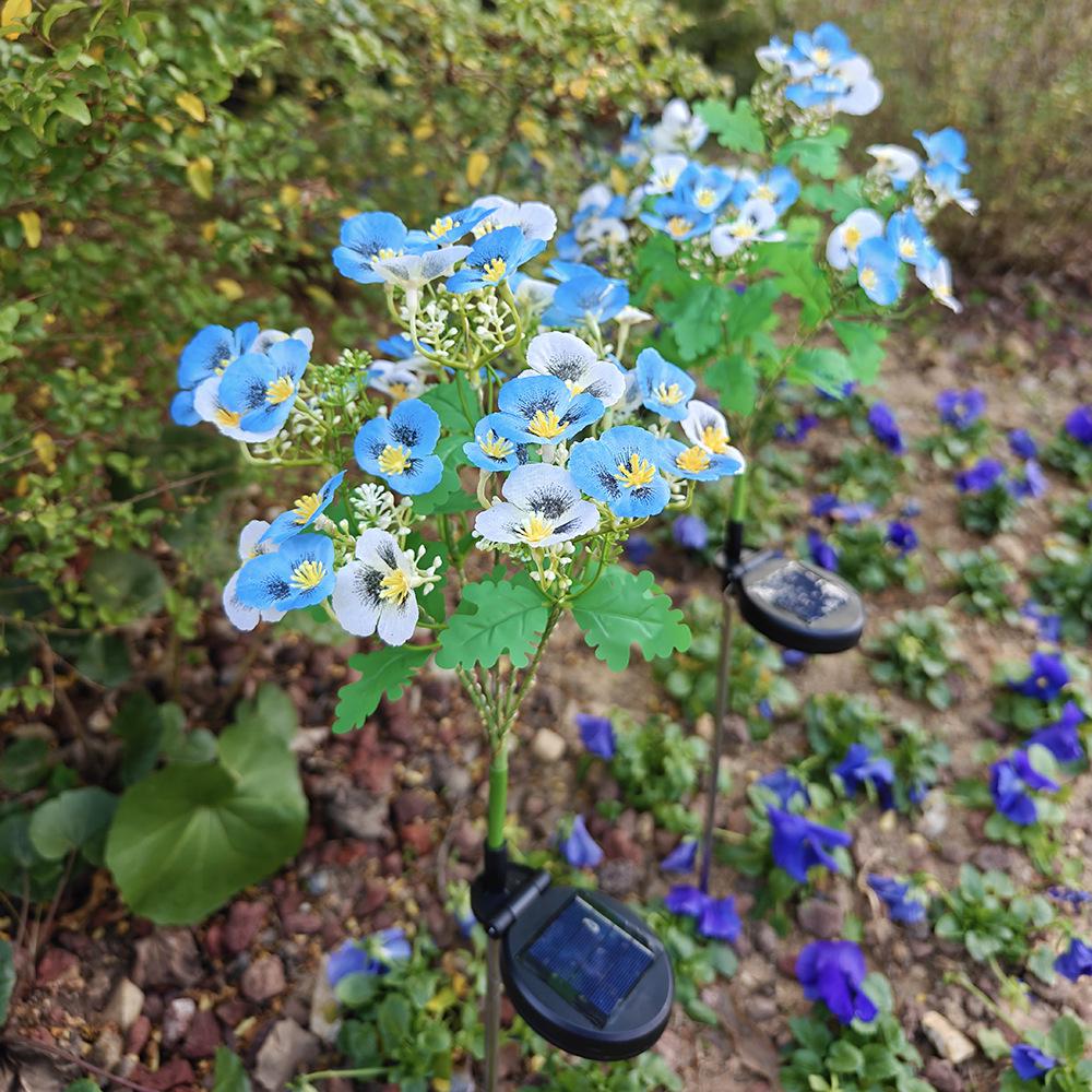 Year of the Horse LED Solar Butterfly Garden Stakes - Waterproof Outdoor Lights
