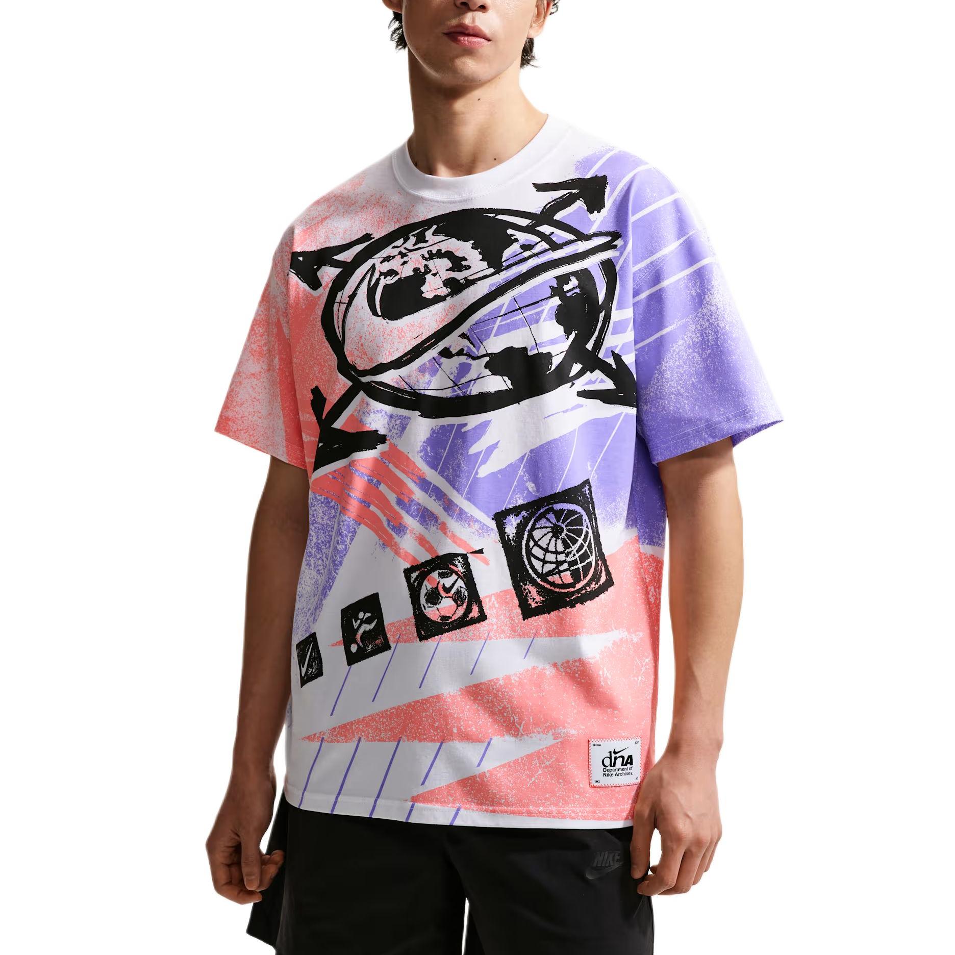 Nike Casual Loose Sports Short Sleeve T-Shirt Men Tops IR5778-100 M