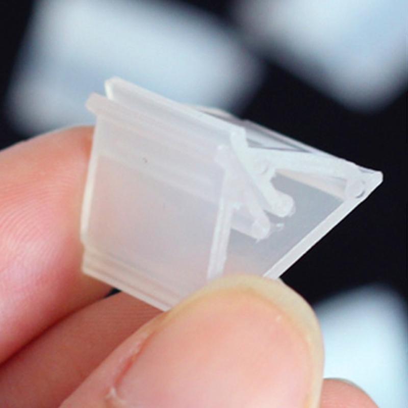 10Pcs Crystal Full Trasparent Pp Full Plastic Cards Base Stand For Paper Card Board Games Children Cards Stand Game Accessories