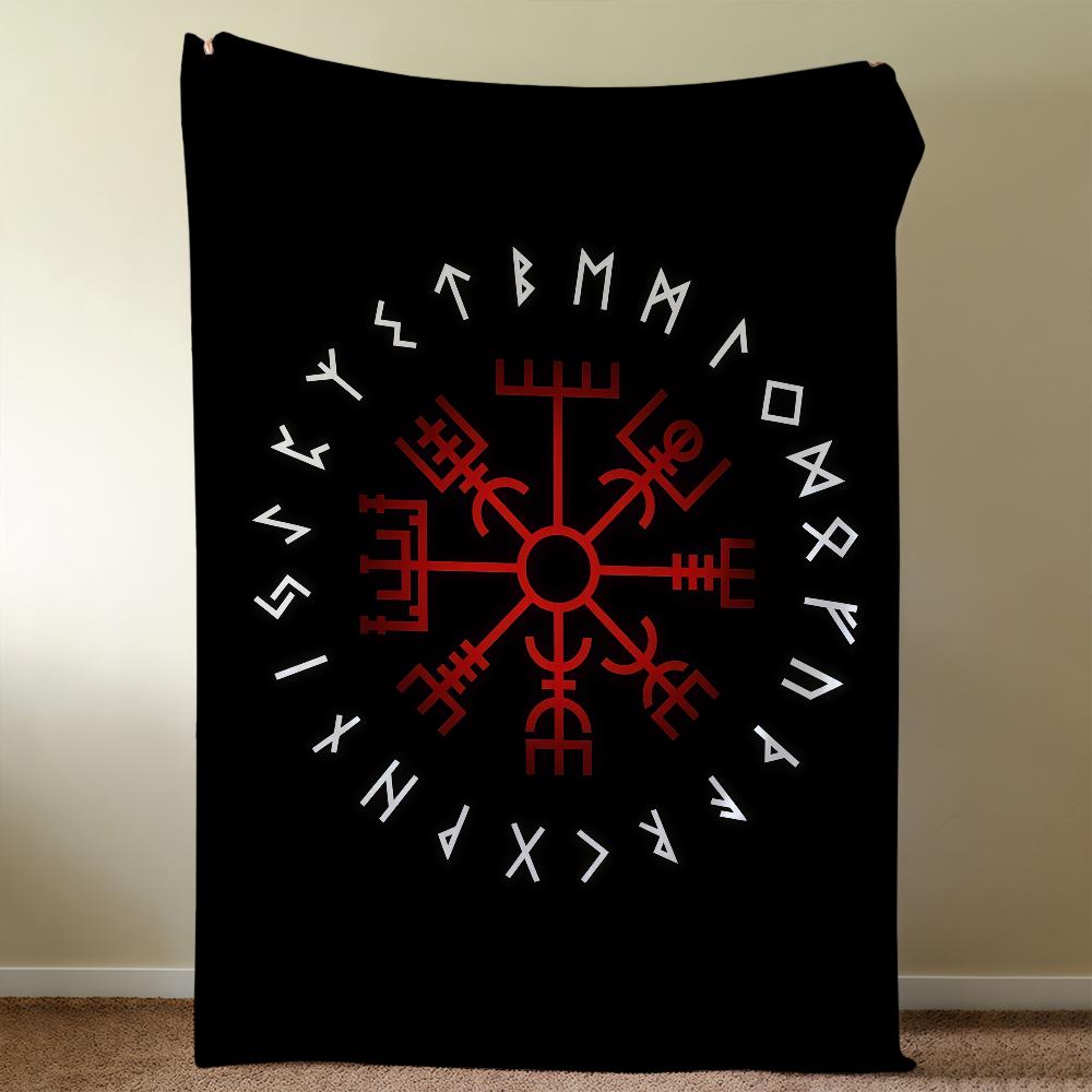 V-VegvisirS-ES V-VikingS-ES Fashion Blanket Throw Super Cosy Plush Living Room Sofa Couch Childish Birthday Gifts