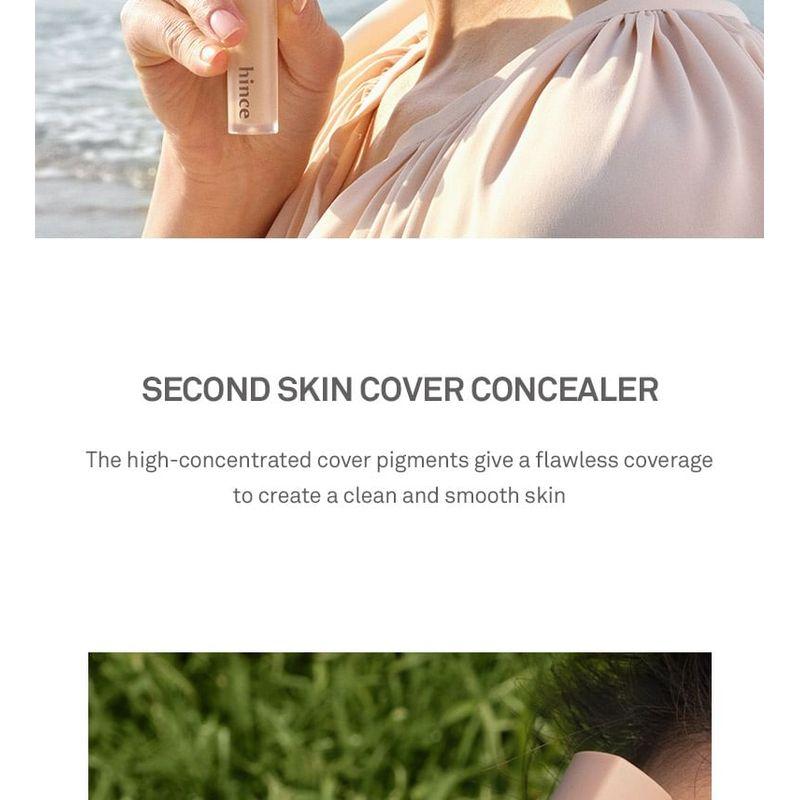 hince - Second Skin Cover Concealer - 4 Colors