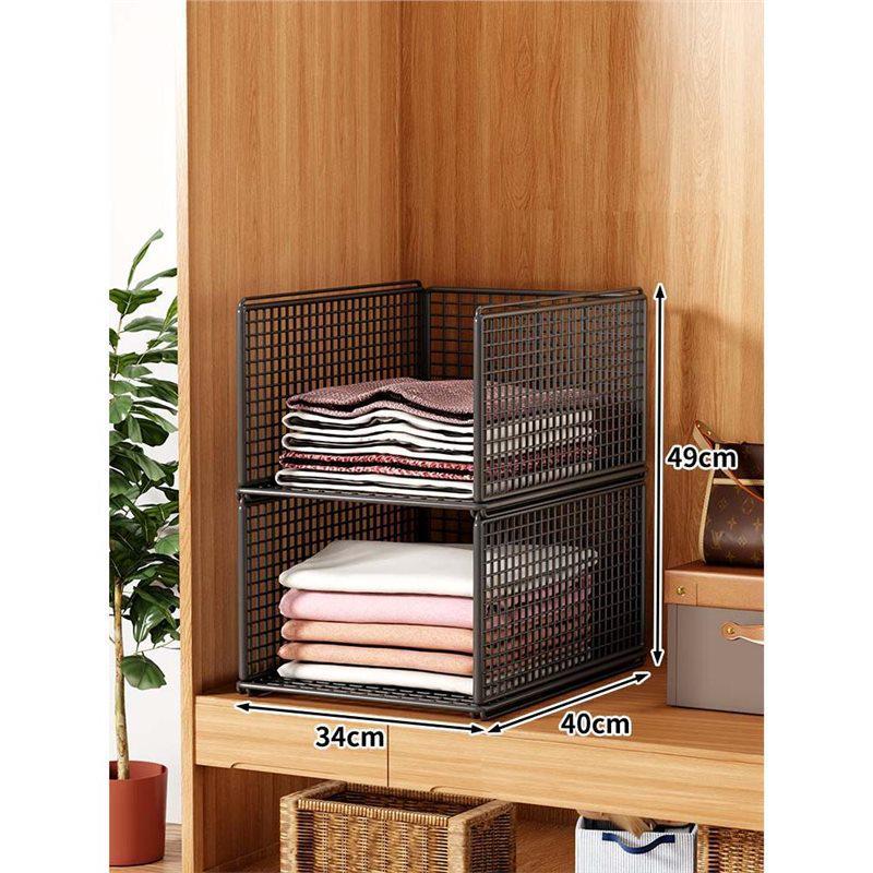 Organizator szaf: Warstwowe przegródki do przechowywania ubrań