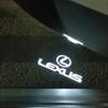 ctlsev1 New upgrade Laser Decor Lamp Glass Projection Car Accessories HD LED For Lexus RX GX LS LX IS GS RC UX Series ES200 ES250 ES260