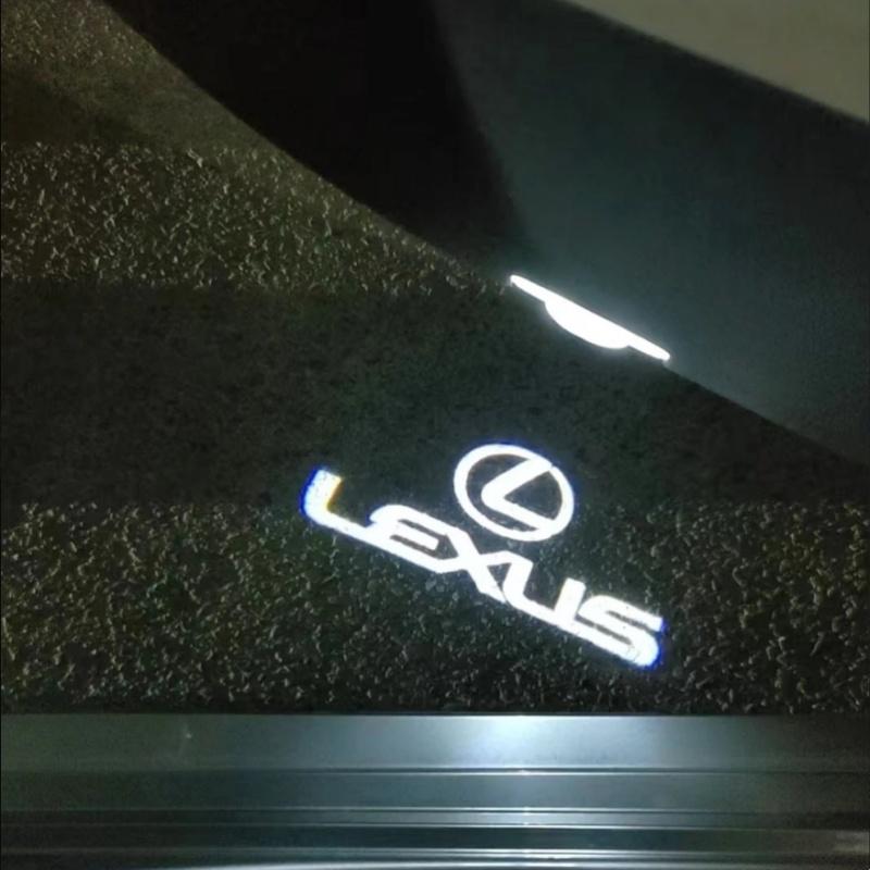 ctlsev1 New upgrade Laser Decor Lamp Glass Projection Car Accessories HD LED For Lexus RX GX LS LX IS GS RC UX Series ES200 ES250 ES260