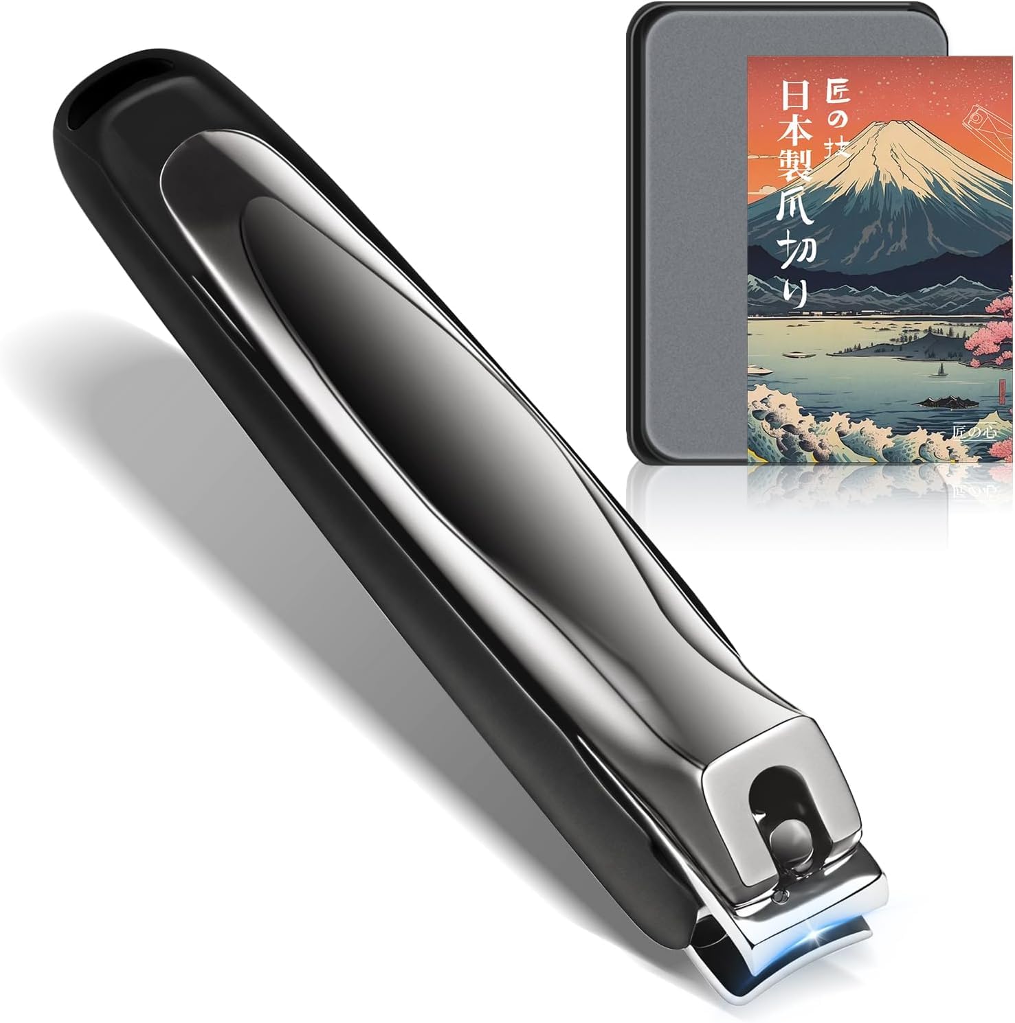 

Сделано в Кусачки для ногтей с двойными острыми изогнутыми легкими безопасными для и Идеальный подарок [Модель 2025] Япония, Высококачественные двусторонние пилки, Лезвия,