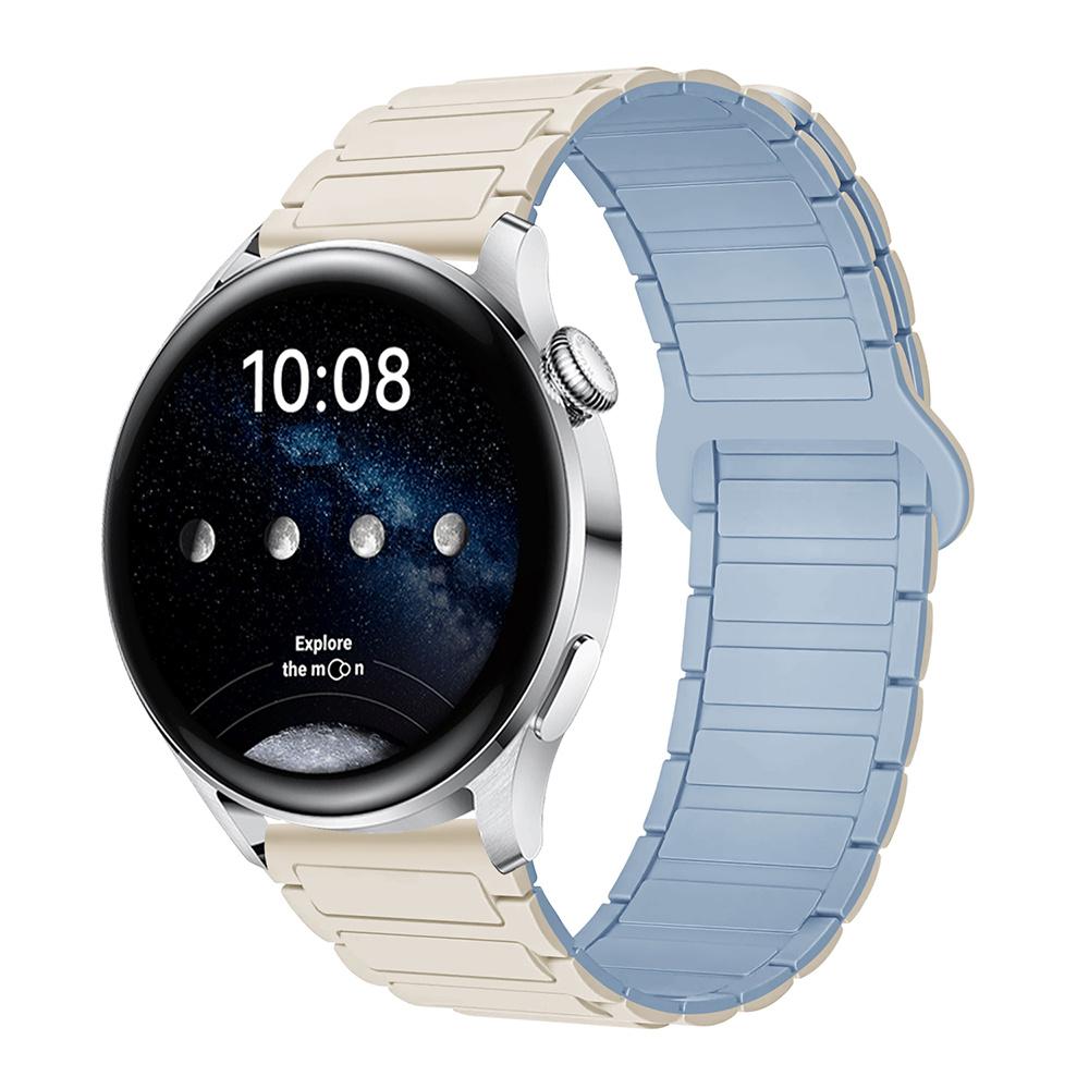 18mm 22mm 20mm Magnetic Silicone Strap For Samsung Galaxy Watch 7 6 5 4 44mm 40mm Sports Band For Galaxy Watch 4 6 Classic 47mm Huawei GT 4/5/6 41mm