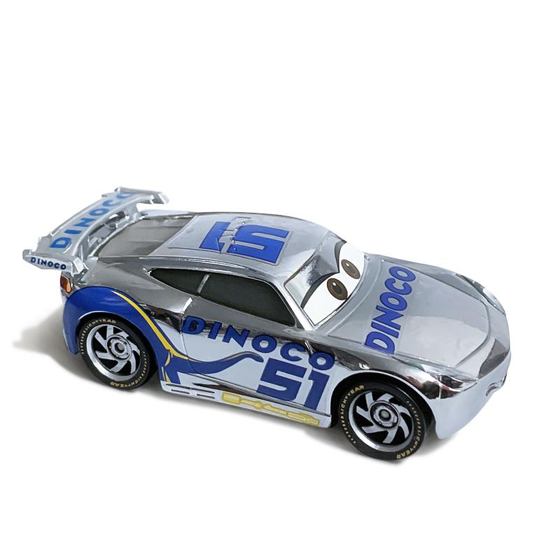 Pixar Auta 3 Bouřlivák Jackson Mickey Blesk McQueen Mack Modelové auto 1:55 Kovová slitina pro tlakové lití Auto Dětské hračky Dárky