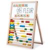 My First Easel Skills - Montessori Game - MONTESSORI - Double-Sided Board, Magnetic Letters and Numbers