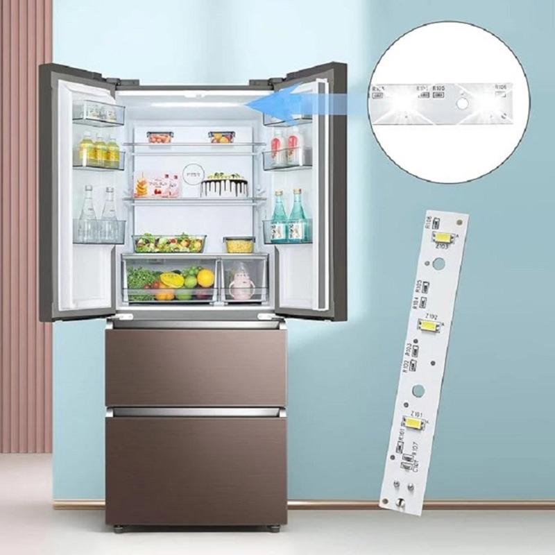 2pcs Refrigerator LED Light Board for WR55X26671 AP6035586 4468532 EAP11767930 PS11767930 CZS22MSKEHSS Easy Installation