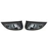 For Fiat 500 2007-2021 Car Replacment Rearview Side Mirror Cover Wing Cap Exterior Door Rear View Case Trim Carbon Fiber Look