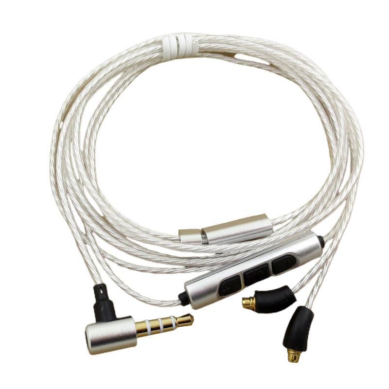 

Improve Sound Clarity MMCX Cable for SE215 SE535 Headphone Cable Durable Headphone Cord Durable and Easy to Store B