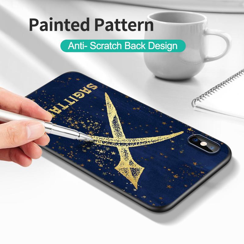 Black Tpu Case For TCL phone 30 plus 303 30XE 30V 30SE E 306 305 Constellation sign