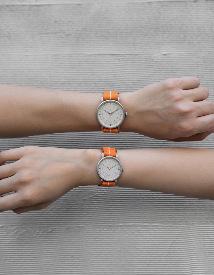 Maven Watches 34mm THE URBAN SCOUT SERIES Minimal Fashion Watch ORANGE P [Official Shop] (MUS-01 34MM)