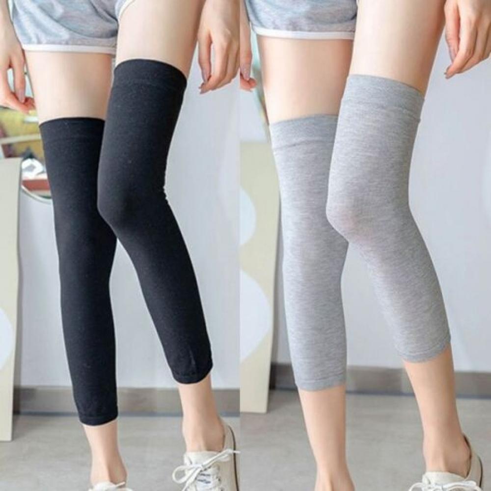 New Arrivals Open Run Compression Stockings Skin Color Over The Knee Leg Warmer