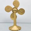 Brass Windmill Ornaments, Small Bronze Objects On The Office Desktop, Wind and Water, Wealth Is Rolling, Fortune Is Turning, Small Ornaments