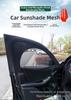 Car Window Sunshade: Zippered Anti-Mosquito, Sun Protection, Heat Insulation, and Blackout Curtain