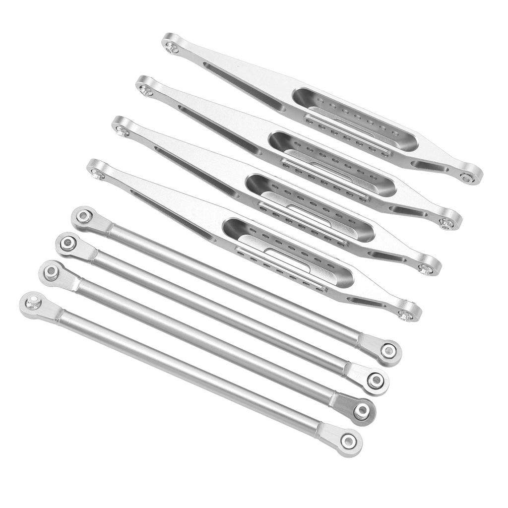 Upper Lower Suspension Links Aluminium Alloy High Strength Exquisite RC Suspension Links Set for LOSI 1 8 LMT 4WD RC Car