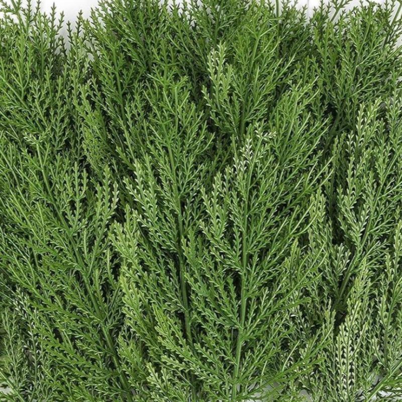 40p Artificial Pine Branches Christmas Artificial Cedar Stems Artificial Cedar Branches Simulated Christmas Green Pine Branches