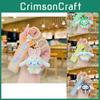 Cute Cartoon Keychain Adorable Soft Pvc Keyring For Bookbags And Cars