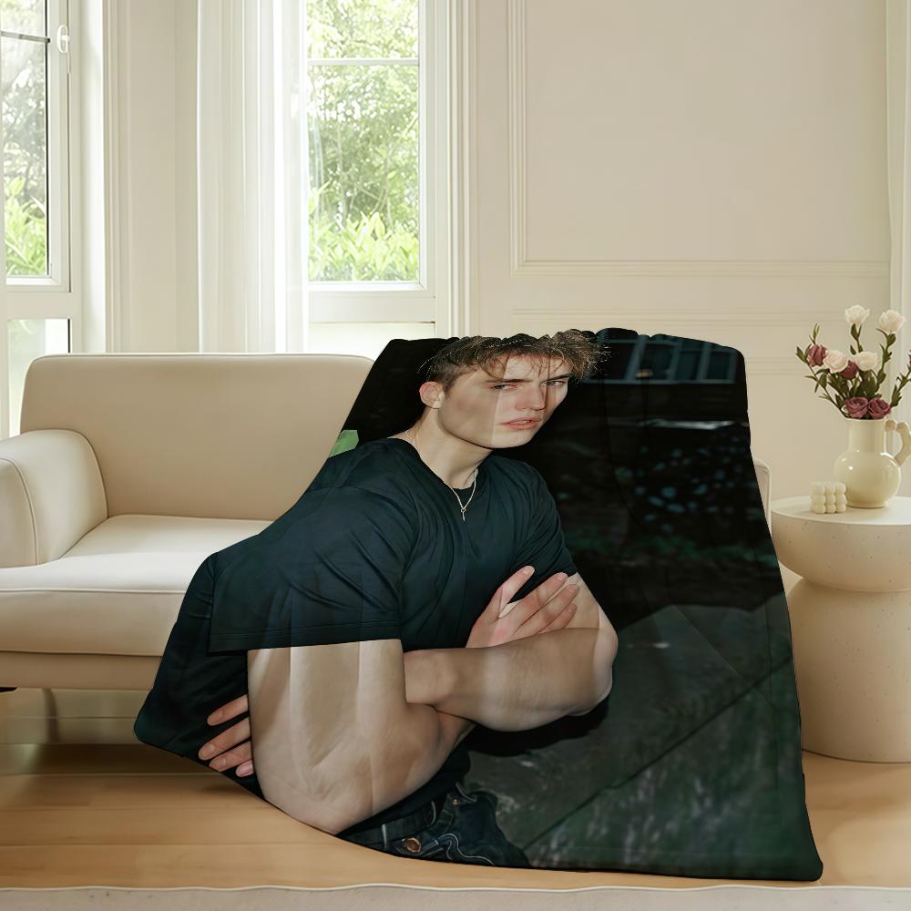 British singer Sam Fender Blanket For Sofa Office Bed Plane Travel Sleep Read Relax Camping Soft And Warm