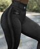 High-Waisted Plus Size Women's Faux Denim Leggings for Fitness & Yoga