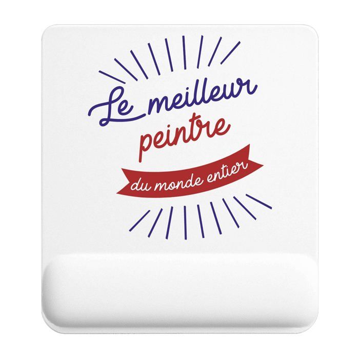 Tapis de souris - PLANETEE - Meilleur monde - 22x18 cm - Surface lisse antidérapante - Épaisseur 3 mm