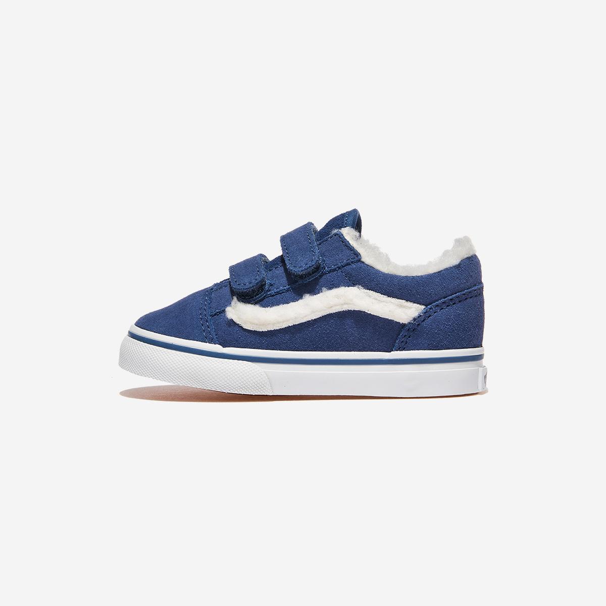 

[Vans] Old School Velcro - Sherpa Pop Blue, VN000CPZBLU, 1010110157, Popular Korean Shoes 130