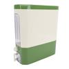 Rice Dispenser Press Type Humidity Proof Slim Rice Storage Container with Cup for Cereal Grain