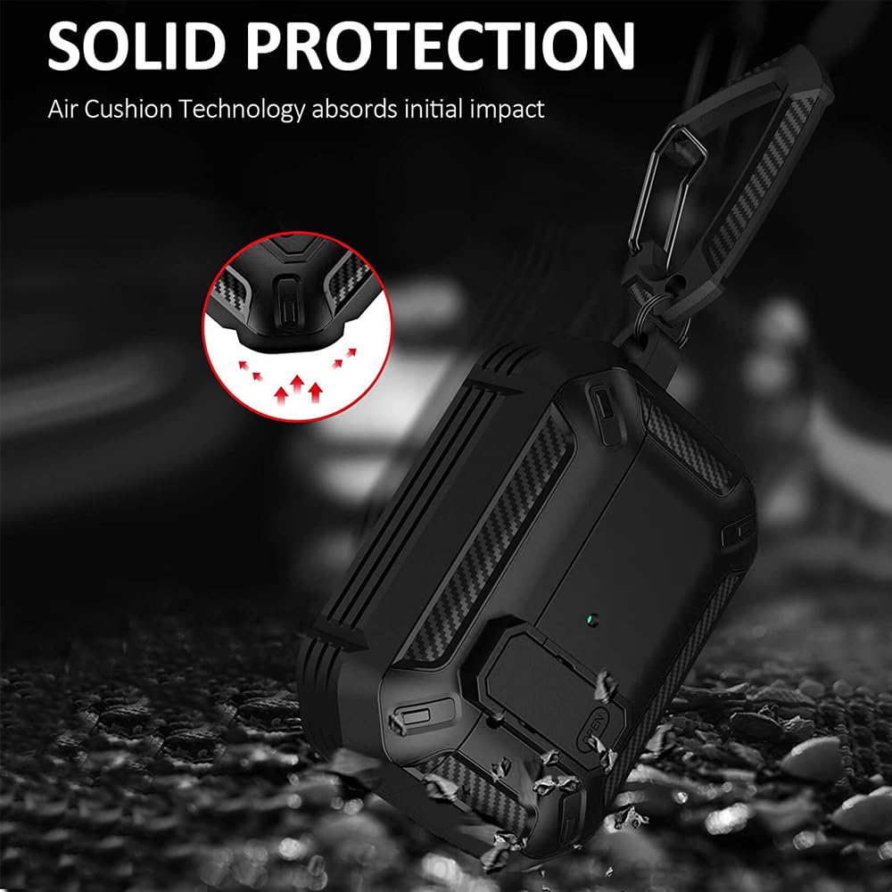 Case for AirPods Pro 3 with & Cleaning Kit Shockproof Dustproof [Secure Lock Design] Protective Cover for AirPods Pro 3