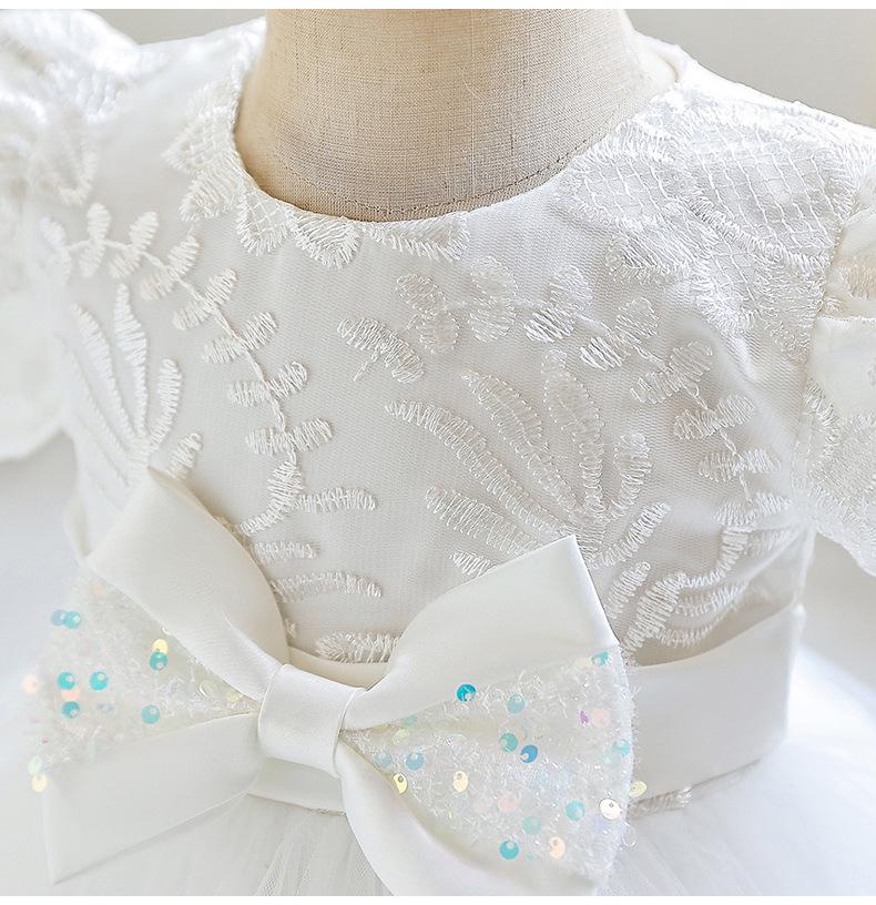 Tutu sukně pro družičku, Princeznovské šaty pro děti (Věk 1–6 let), Ideální pro svatby a zvláštní příležitosti