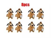 25cm This Is Fine Meme Coffee Dog Plush Toy Soft Stuffed Doll Cute Movie Tv Theme Children'S Birthday Gift For Boys