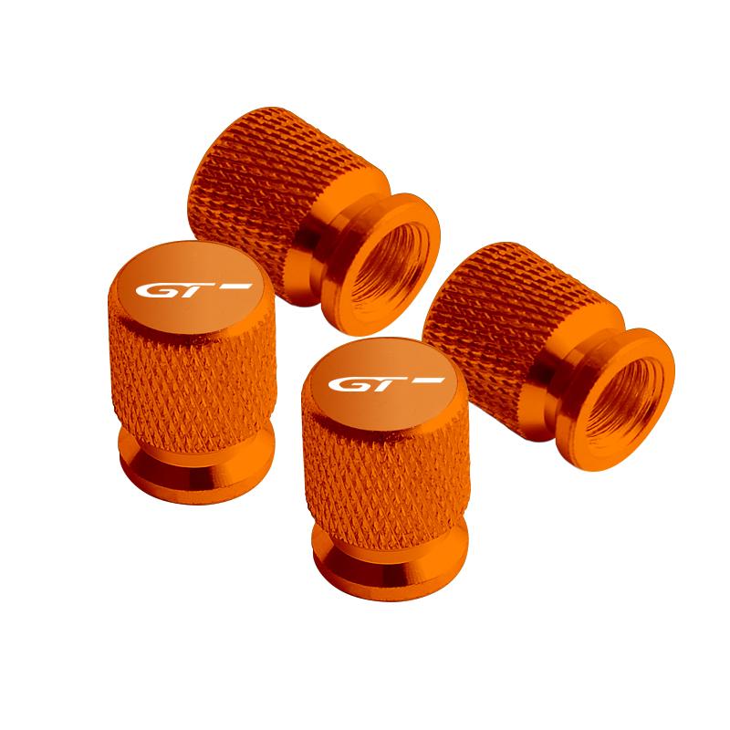 4pcs Metal GT Badges Car Wheel Tire Valve Caps Covers For Peugeot RCZ 206 307 308 3008 207 208 508 2008 5008 RIFTER Accessories