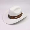 New Western cowboy top hat men and women couple gentleman's hat horse head decoration with jazz hat Tibetan