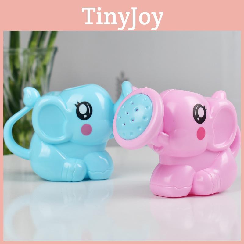Baby Elephant Shower Sprayer Bath Toy Interactive Watering Can For Kids Pink Blue