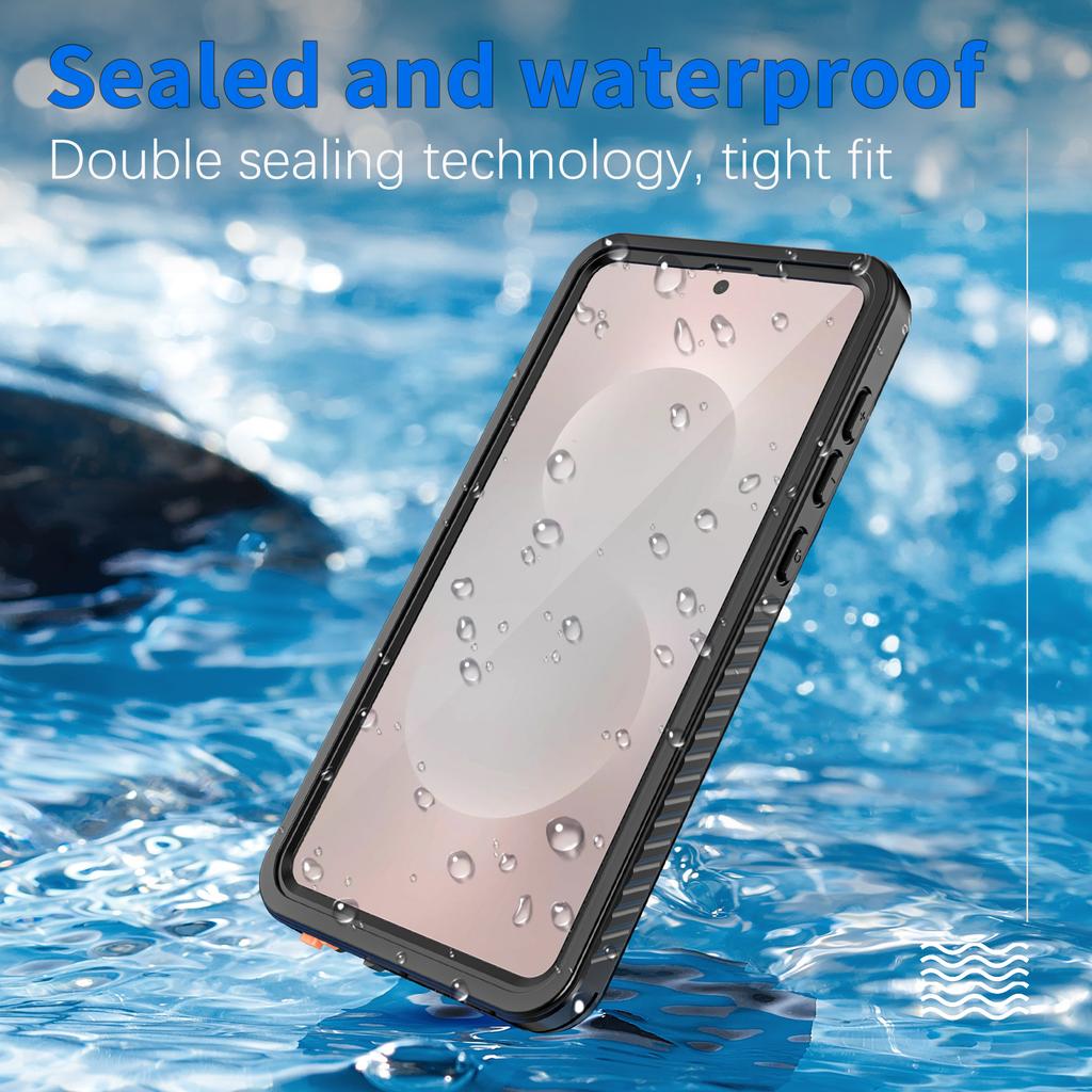 REDPEPPER FS/FM Series For Samsung Galaxy S25 Edge Waterproof Case IP68 Shockproof Phone Cover