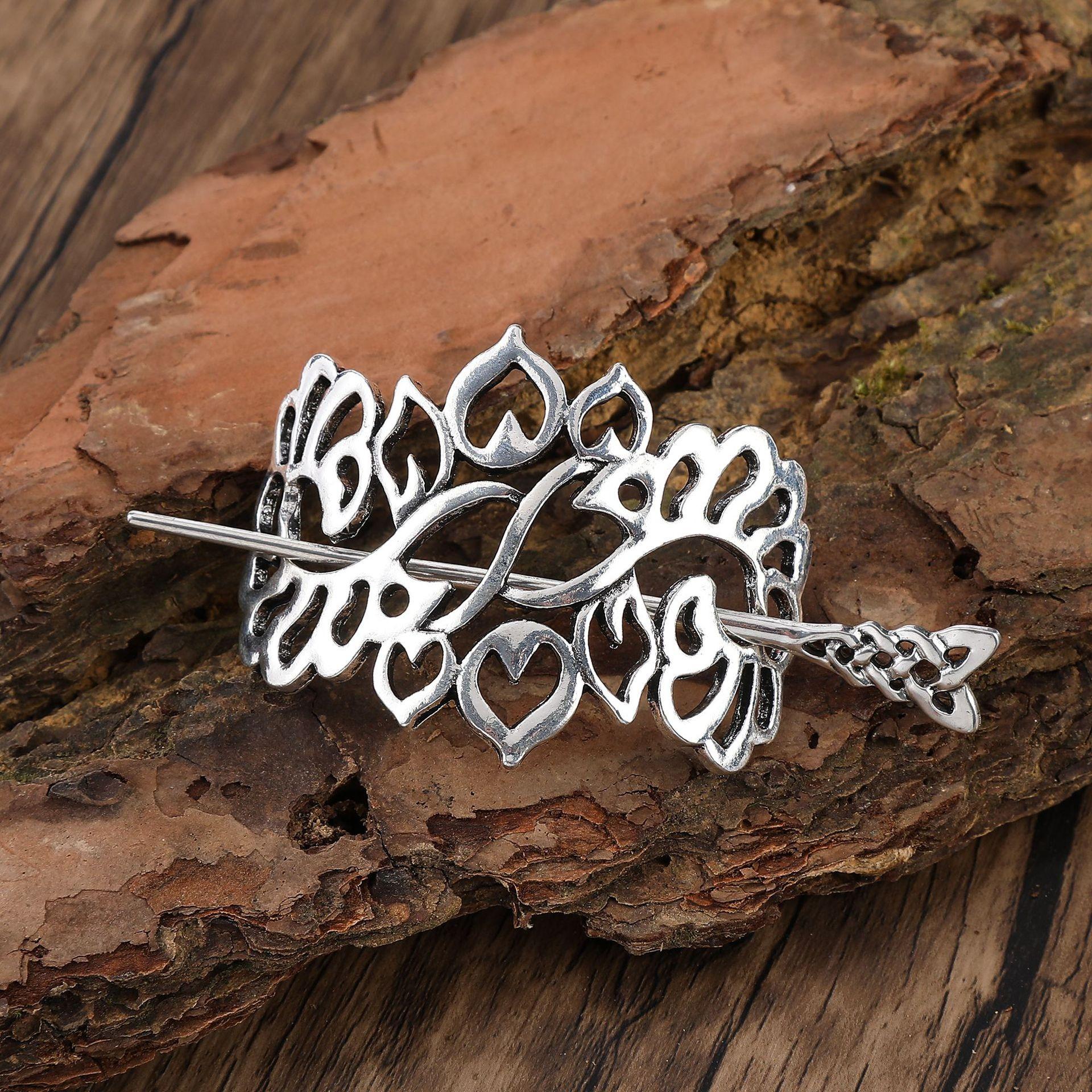 

Vintage Viking Celtic Knot Love Hair Clip Irish Hair Stick Hair Clip Women s Hair Accessories Party Accessories Birthday Gift Size fits all