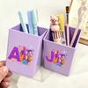 Kpop Demon Hunters Pen Holder Cartoon Anime Pattern Print Office Desk Accessories Boy Girl Stationery Pencil Organize Home Gift