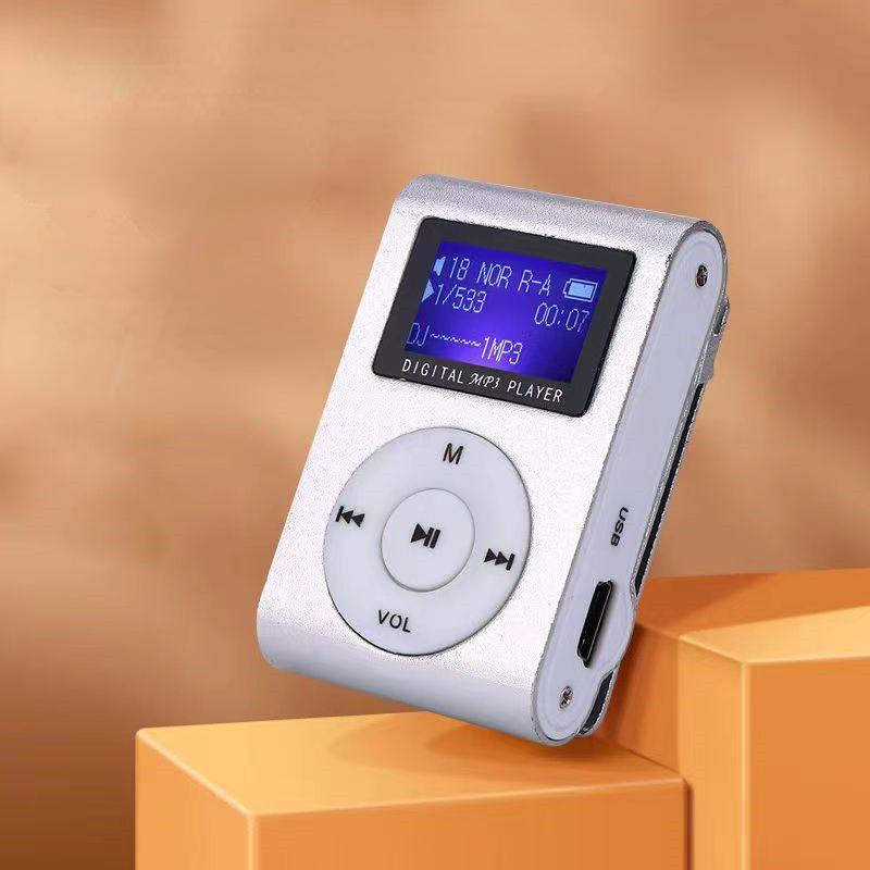 Portable Metal MP3 Player with Mini Clip - Perfect for Students on-the-go