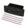 Bluetooth 5.0 MP3-Decoder-Board-Modul 2 x 3 W Lautsprecher Auto-FM-Radio-Modul 5 V Unterstützung für die Aufnahme von Anrufen Freisprechfunktion