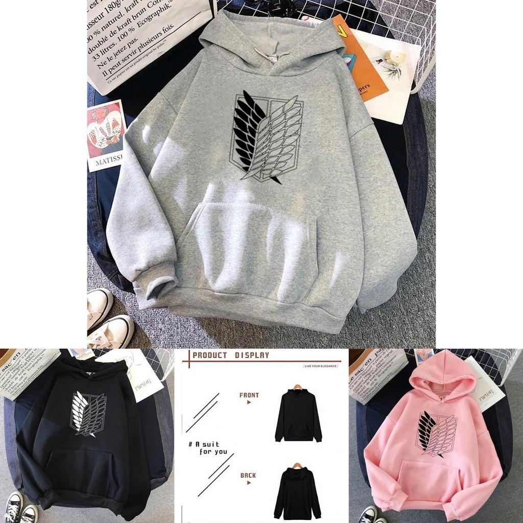 Attack On Titan Corps Mikasa Eren Hoodie Top Sweatshirt For Cozy Comfort And Fashionable Style