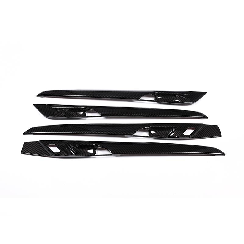 ABS Carbon Fiber for BMW X1 F48 X2 F47 2016-2026 Inner Door Panel Decoration Protection Cover Trim Car Accessories