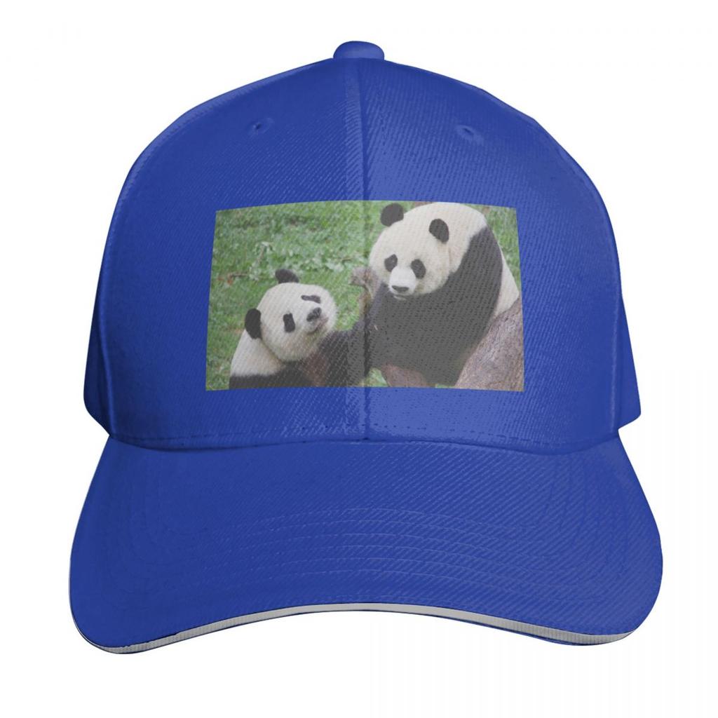 Giant Pandas Tian Tian and Mei Xiang At the National Zoo Baseball Cap Hats for Unisex Dad Hat Hood Hats Unisex Womens