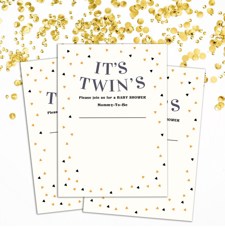 Darling Souvenir Einladungskarte für Babyparty, druckbar, zum Ausfüllen oder Beschreiben, blanko, Einladungen, Partyzubehör, 28 Stück