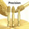 1Pcs Polish The Drill Bit Iron Stainless Steel Ceramic Tile Fits Drill Diamond Grinding Head Tile Rotary File Polishing Head